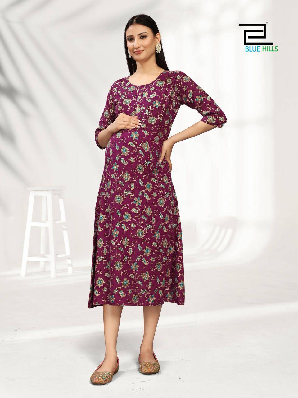 God Gift By Blue Hills 1001 To 1004 Series Beautiful Stylish Fancy Colorful Casual Wear & Ethnic Wear Rayon Print Kurtis At Wholesale Price