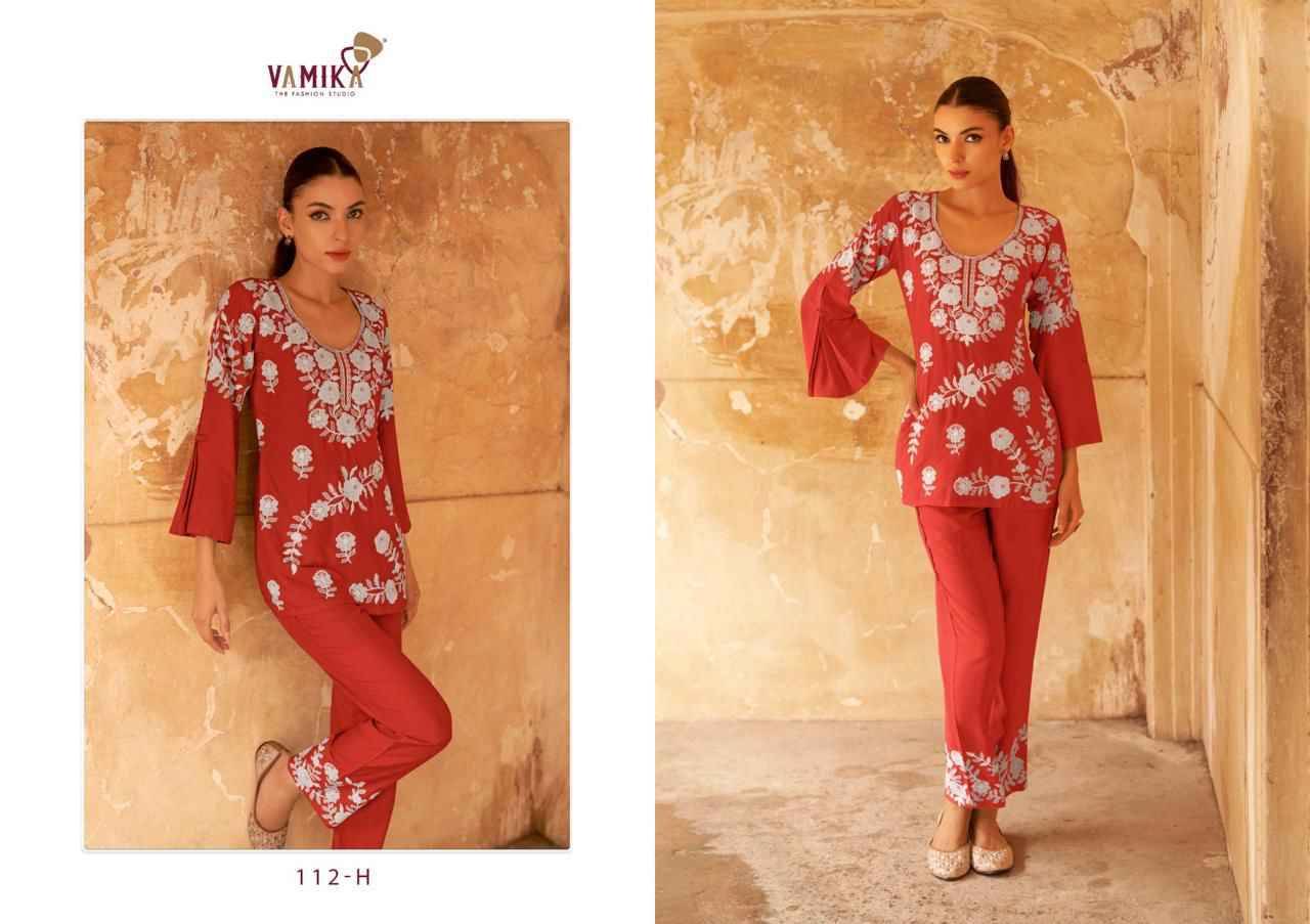 Veronica Vol-3 Gold By Vamika 112-F To 112-J Series Designer Stylish Fancy Colorful Beautiful Casual Wear & Ethnic Wear Heavy Rayon Kurtis At Wholesale Price