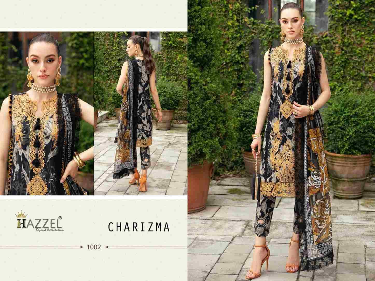 Charizma By Hazzel 1001 To 1006 Series Pakistani Suits Beautiful Fancy Colorful Stylish Party Wear & Occasional Wear Pure Lawn Cotton With Embroidery Dresses At Wholesale Price