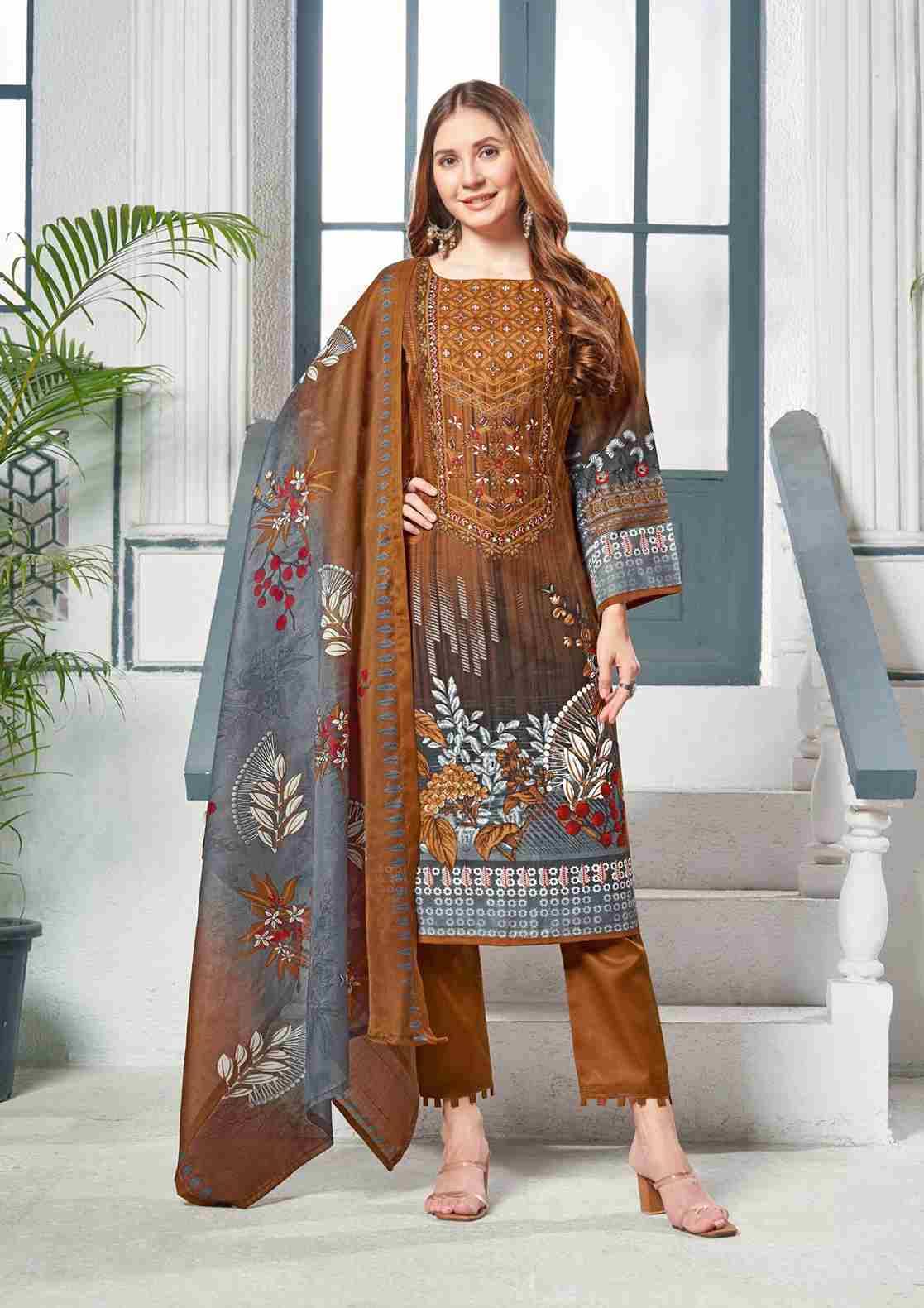 Safina Vol-5 By Nafisa Cotton 5001 To 5006 Series Beautiful Pakistani Suits Stylish Fancy Colorful Party Wear & Occasional Wear Pure Cotton Dresses At Wholesale Price