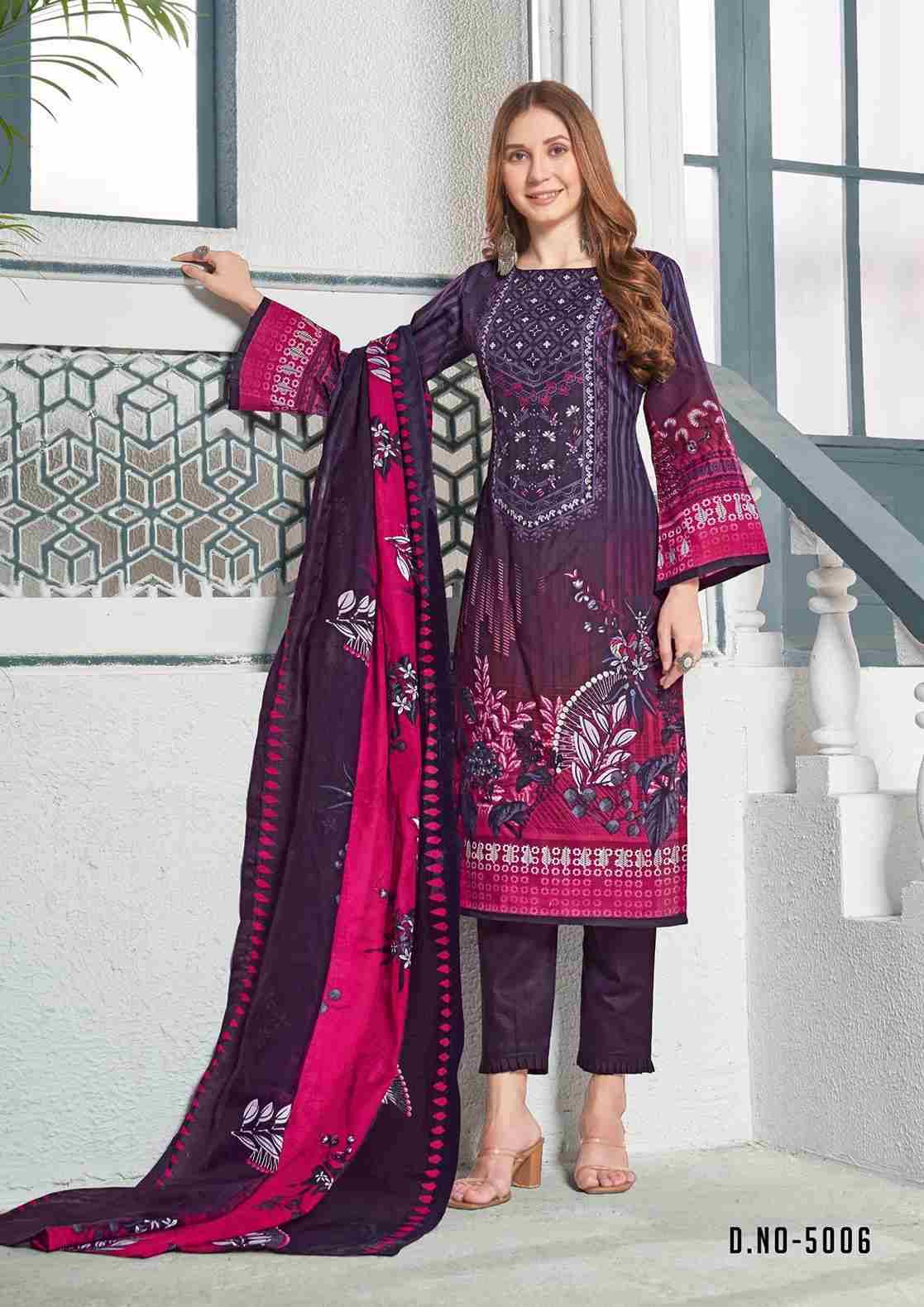 Safina Vol-5 By Nafisa Cotton 5001 To 5006 Series Beautiful Pakistani Suits Stylish Fancy Colorful Party Wear & Occasional Wear Pure Cotton Dresses At Wholesale Price