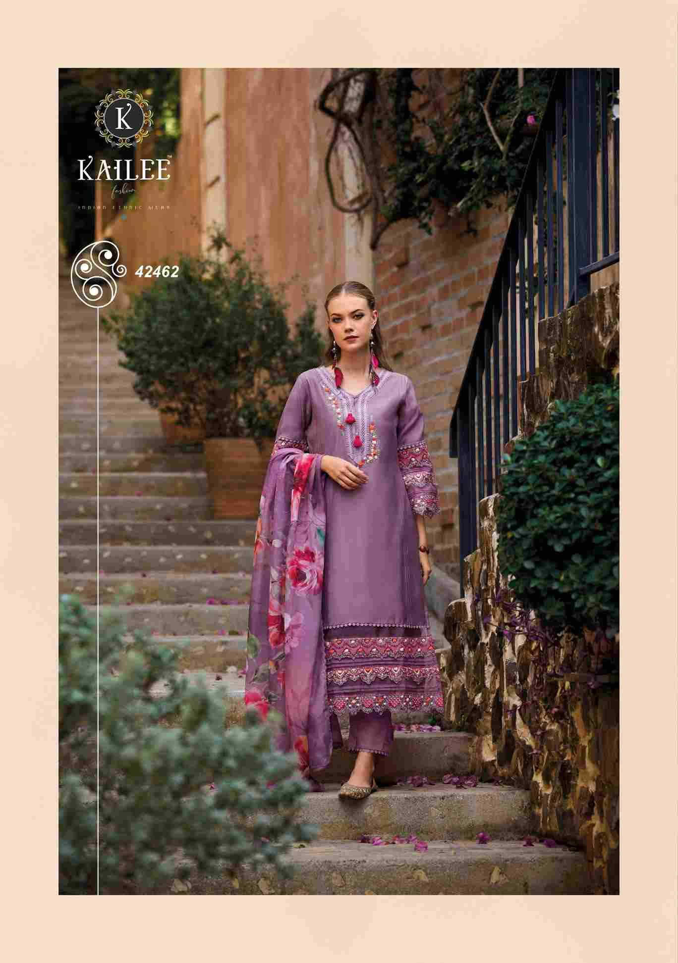 Saanj-E-Shringar By Kailee 42461 To 42466 Series Beautiful Festive Suits Stylish Fancy Colorful Party Wear & Occasional Wear Viscose Silk Dresses At Wholesale Price