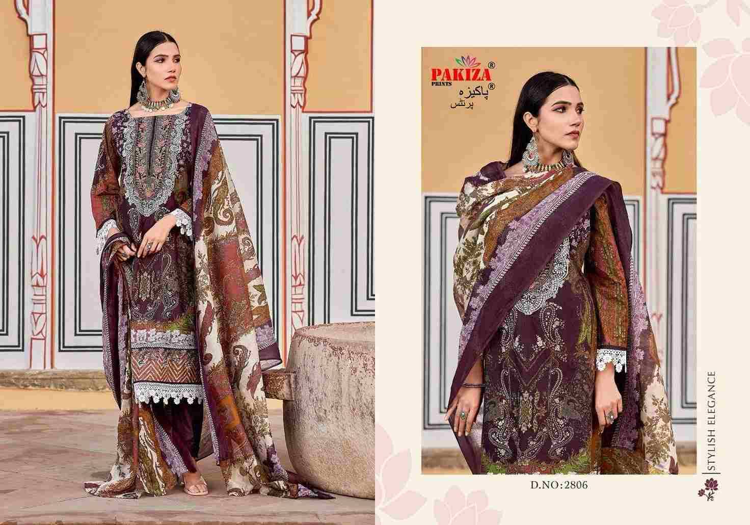 Nawazish Vol-28 By Pakiza Prints 2801 To 2810 Series Beautiful Festive Suits Colorful Stylish Fancy Casual Wear & Ethnic Wear Lawn Cotton Print Dresses At Wholesale Price