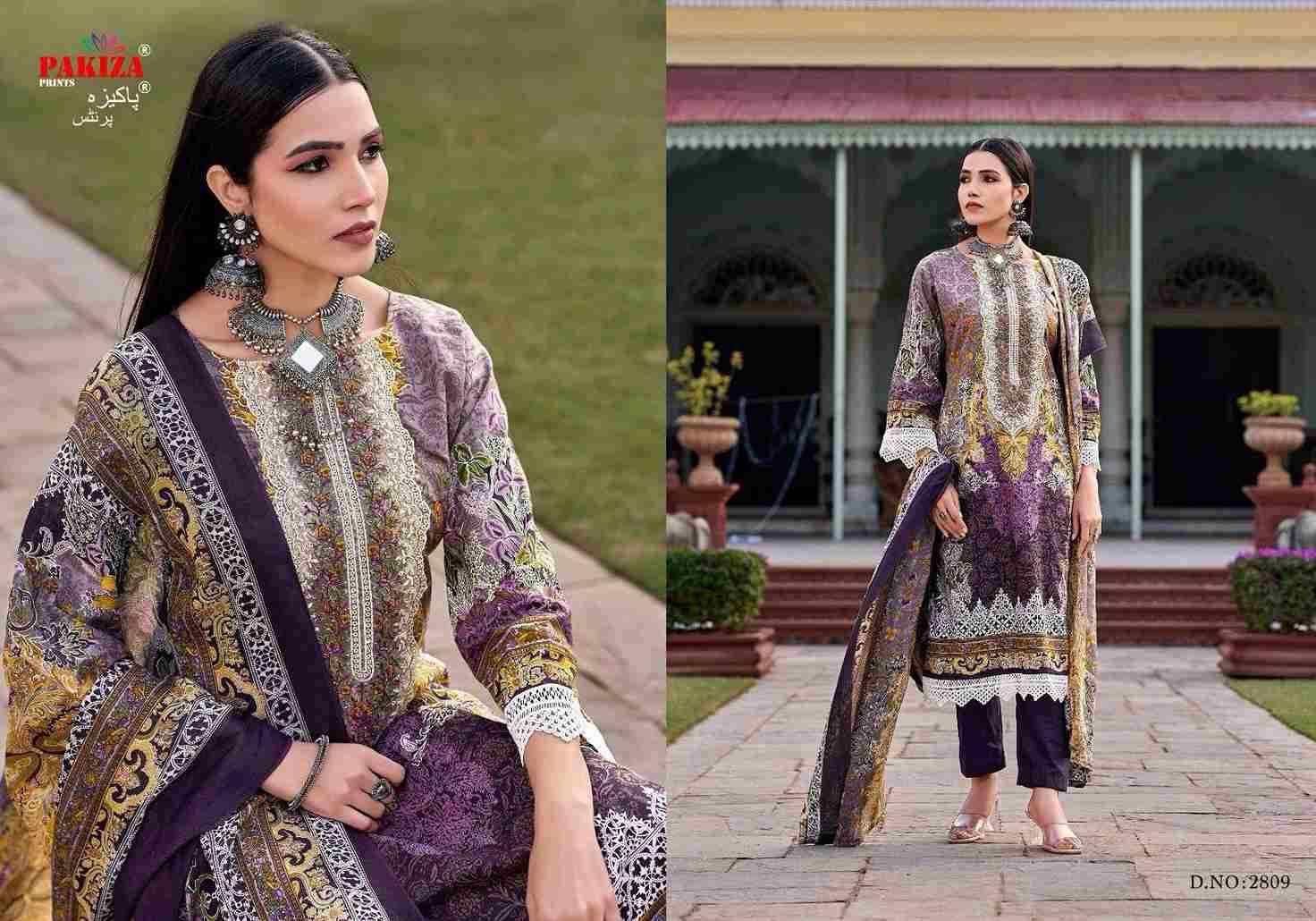 Nawazish Vol-28 By Pakiza Prints 2801 To 2810 Series Beautiful Festive Suits Colorful Stylish Fancy Casual Wear & Ethnic Wear Lawn Cotton Print Dresses At Wholesale Price