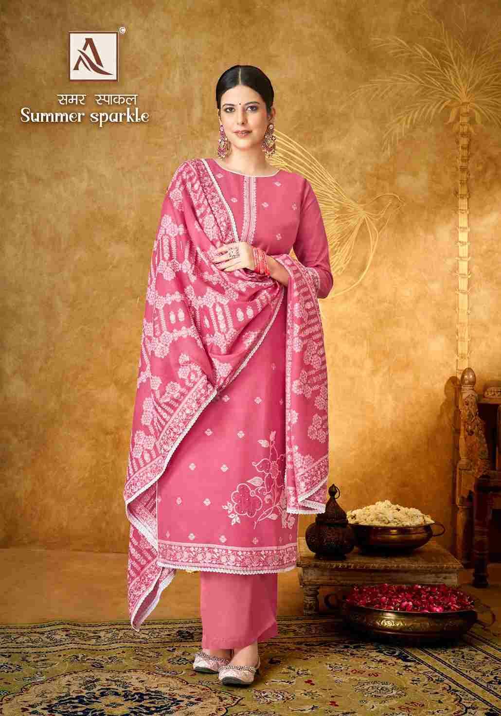 Summer Sparkle By Alok Suit 1447-001 To 1447-006 Series Indian Traditional Wear Collection Beautiful Stylish Fancy Colorful Party Wear & Wear Premium Cotton Jacquard Dress At Wholesale Price