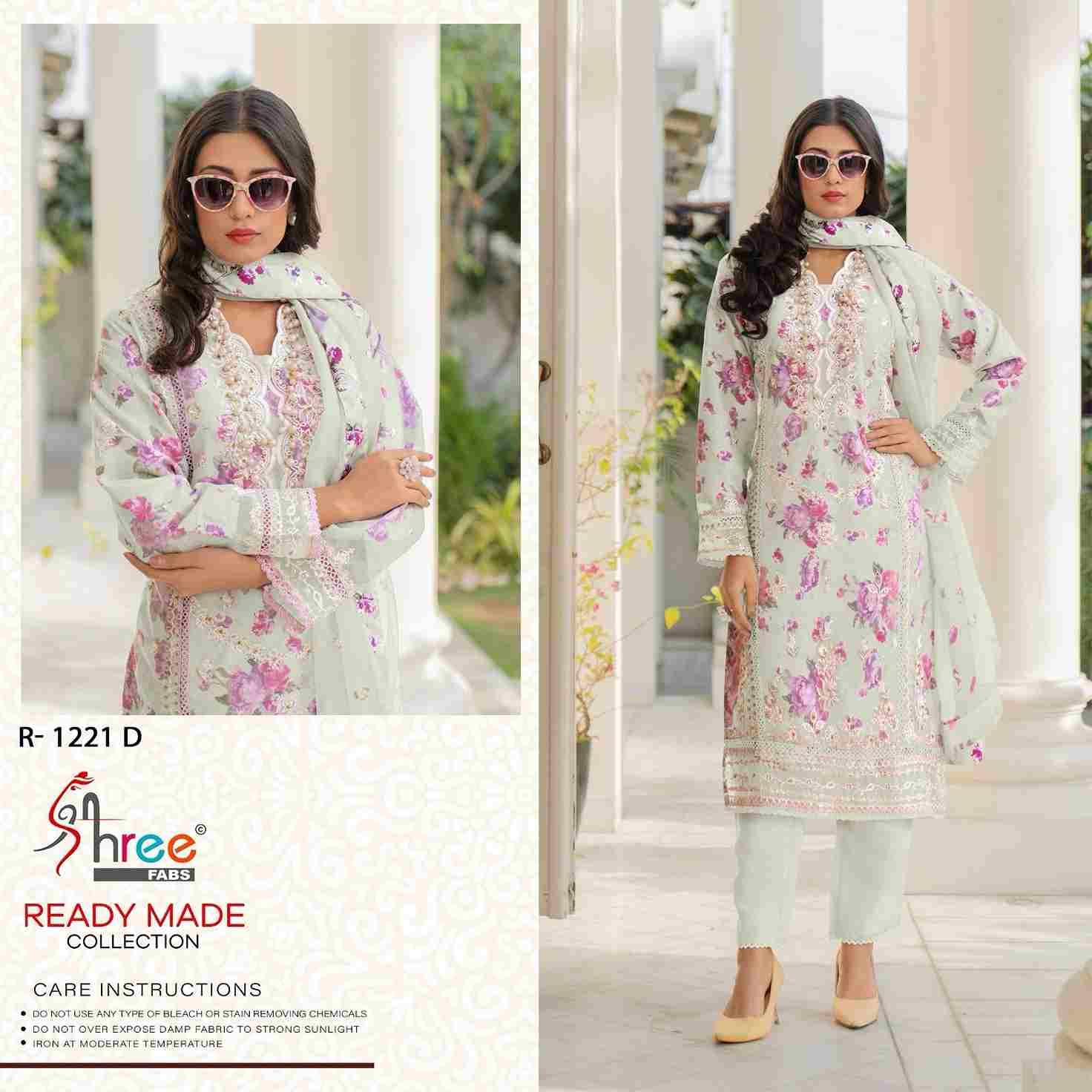 Shree Fabs Hit Design R-1221 Colours By Shree Fabs R-1221-A To R-1221-D Series Pakistani Suits Beautiful Fancy Colorful Stylish Party Wear & Occasional Wear Organza Embroidery Dresses At Wholesale Price