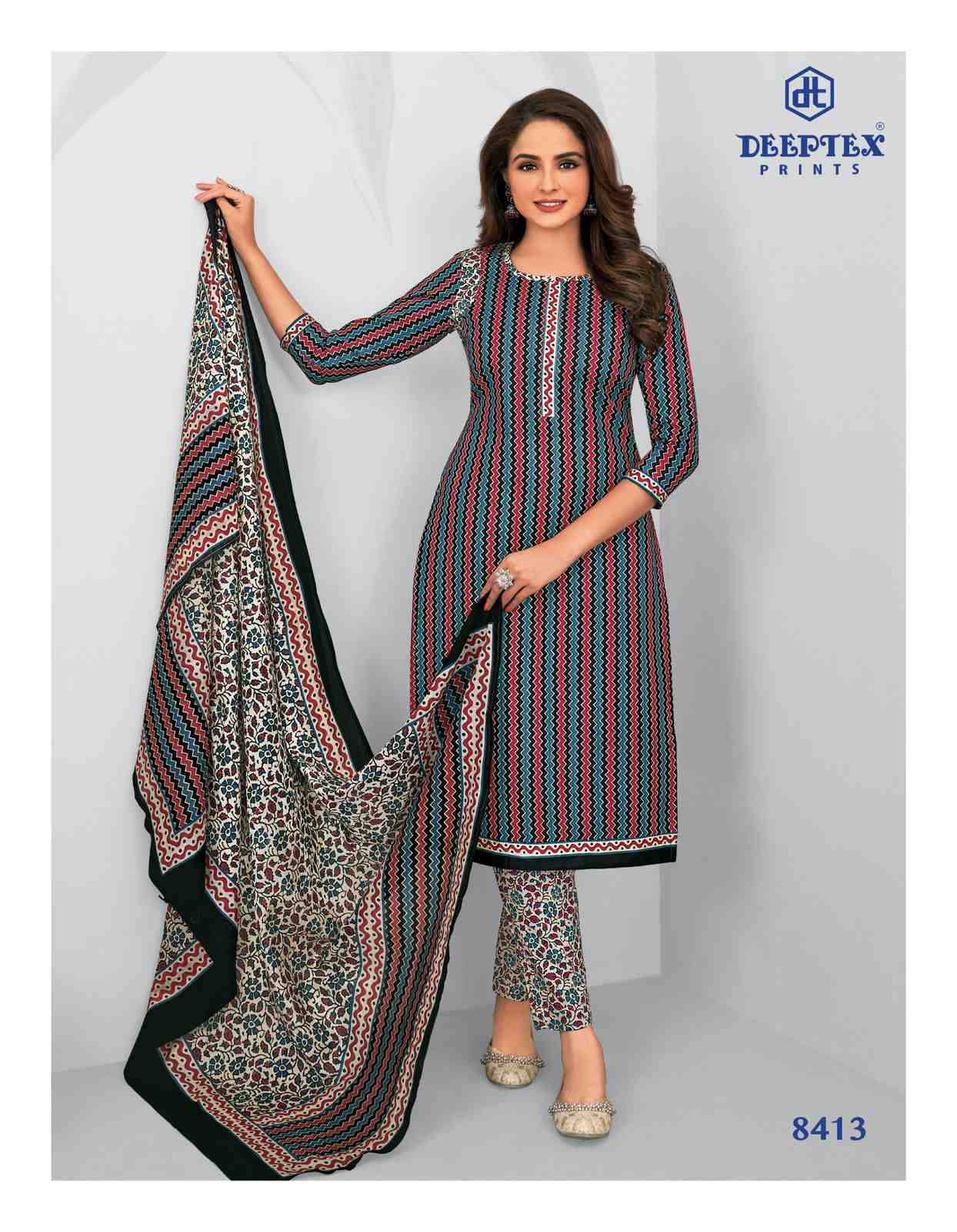 Miss India Vol-84 By Deeptex Prints 8401 To 8426 Series Beautiful Festive Suits Stylish Fancy Colorful Casual Wear & Ethnic Wear Cotton Print Dresses At Wholesale Price
