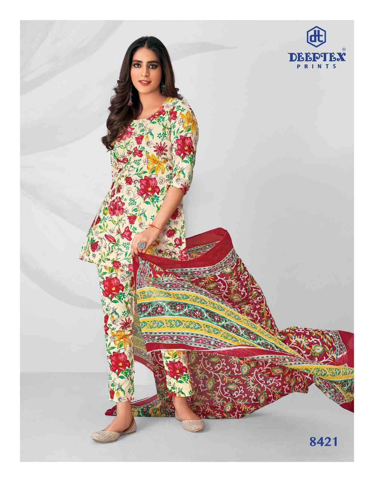 Miss India Vol-84 By Deeptex Prints 8401 To 8426 Series Beautiful Festive Suits Stylish Fancy Colorful Casual Wear & Ethnic Wear Cotton Print Dresses At Wholesale Price