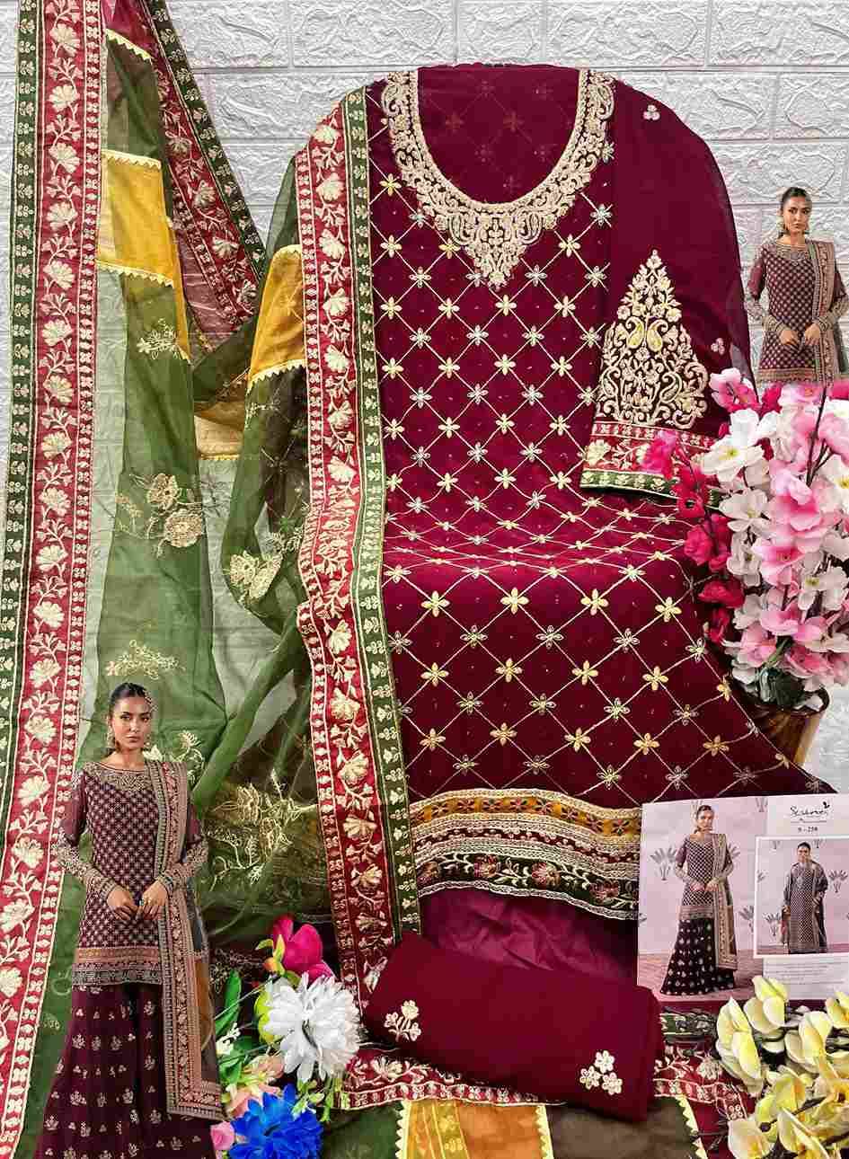 Serene Hit Design S-258 By Serene Designer Pakistani Suits Beautiful Fancy Colorful Stylish Party Wear & Occasional Wear Faux Georgette Embroidered Dresses At Wholesale Price