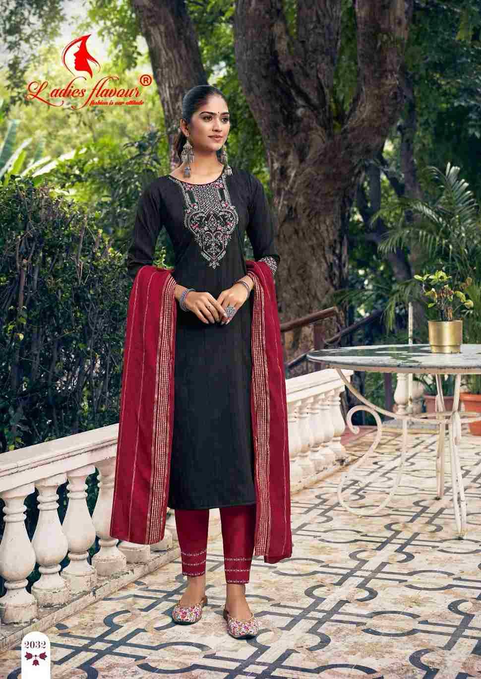 Parampara Vol-2 By Ladies Flavour 2031 To 2036 Series Beautiful Festive Suits Colorful Stylish Fancy Casual Wear & Ethnic Wear Chinnon Dresses At Wholesale Price