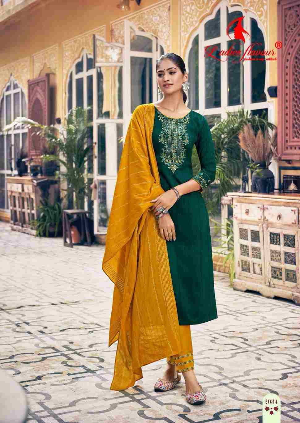 Parampara Vol-2 By Ladies Flavour 2031 To 2036 Series Beautiful Festive Suits Colorful Stylish Fancy Casual Wear & Ethnic Wear Chinnon Dresses At Wholesale Price