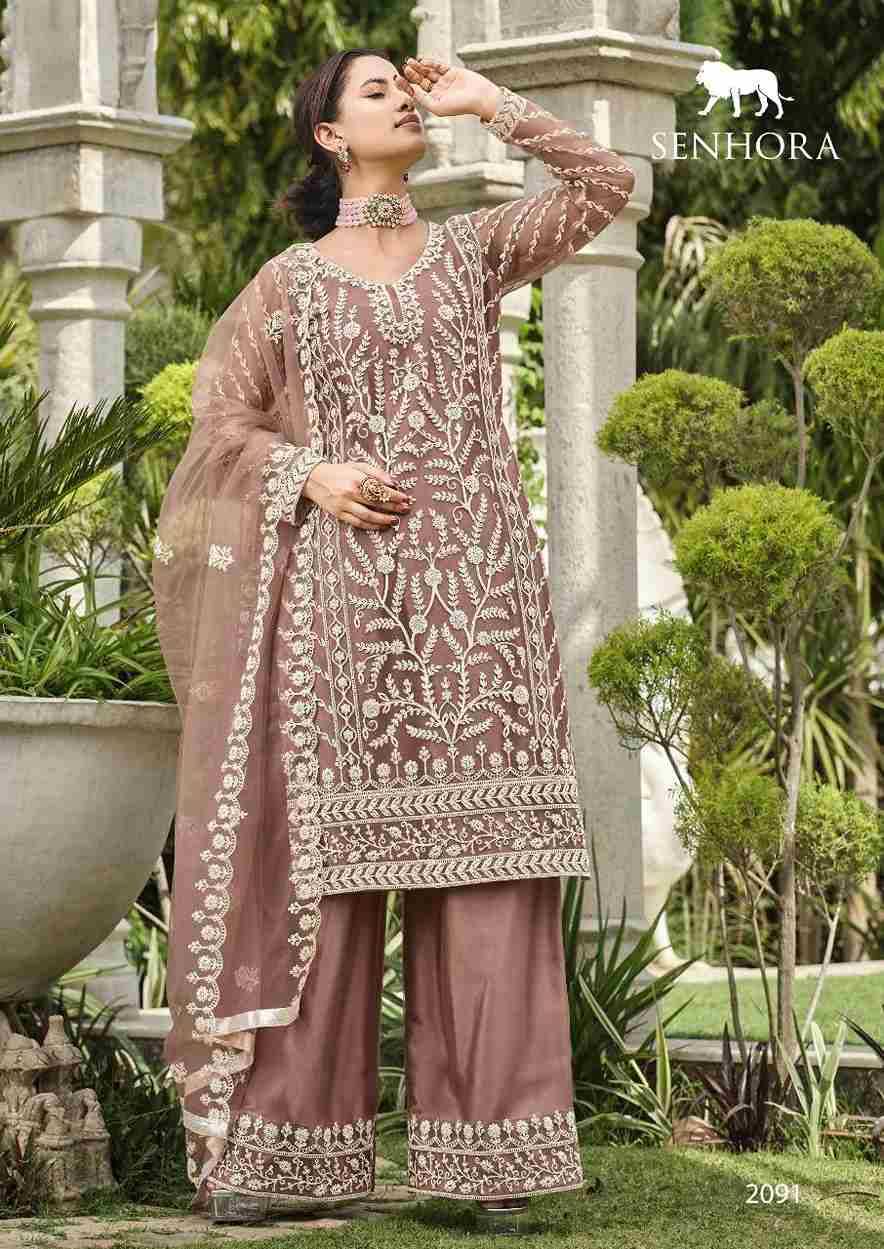 Vedika Vol-2 By Senhora Dresses Designer Festive Suits Collection Beautiful Stylish Fancy Colorful Party Wear & Occasional Wear Pure Net Dresses At Wholesale Price