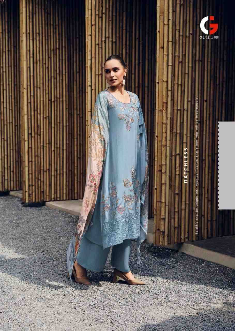 Sadaf By Gull Jee 10001 To 10006 Series Beautiful Stylish Fancy Colorful Casual Wear & Ethnic Wear Collection Viscose Muslin Dresses At Wholesale Price
