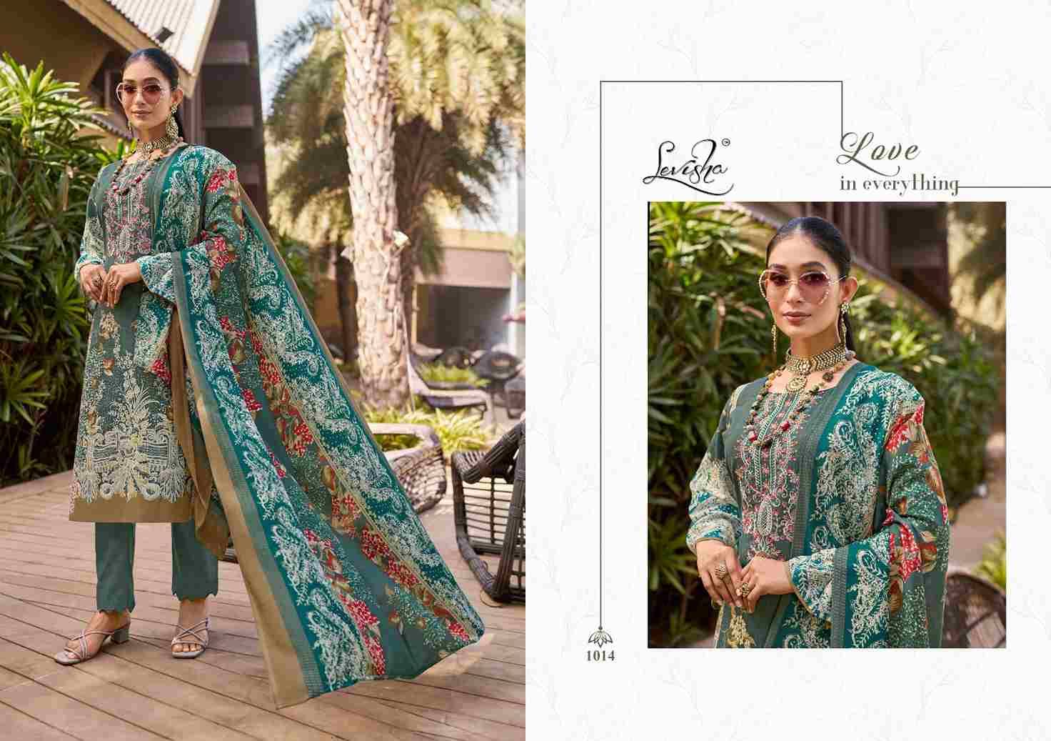 Naira Nx By Levisha 1013 To 1020 Series Beautiful Festive Suits Colorful Stylish Fancy Casual Wear & Ethnic Wear Pure Cambric Cotton Embroidered Dresses At Wholesale Price