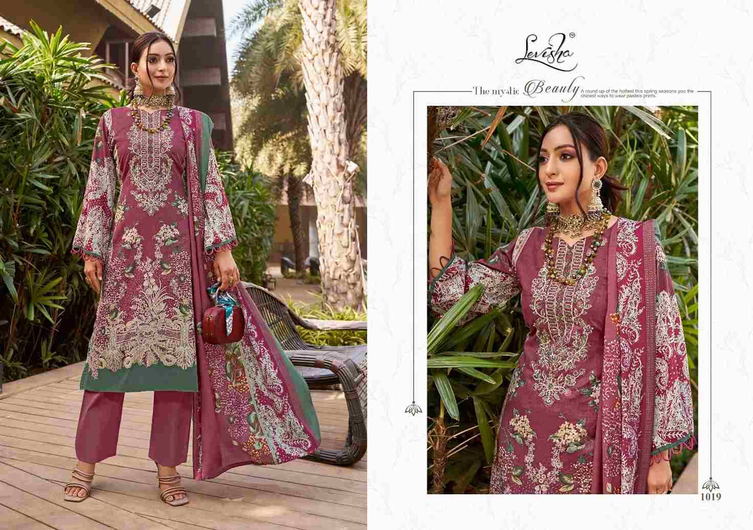 Naira Nx By Levisha 1013 To 1020 Series Beautiful Festive Suits Colorful Stylish Fancy Casual Wear & Ethnic Wear Pure Cambric Cotton Embroidered Dresses At Wholesale Price