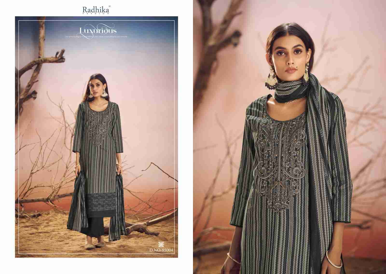 Cinderella Vol-2 By Radhika Fashion 85001 To 85006 Designer Festive Suits Collection Beautiful Stylish Fancy Colorful Party Wear & Occasional Wear Jam Cotton Print With Work Dresses At Wholesale Price