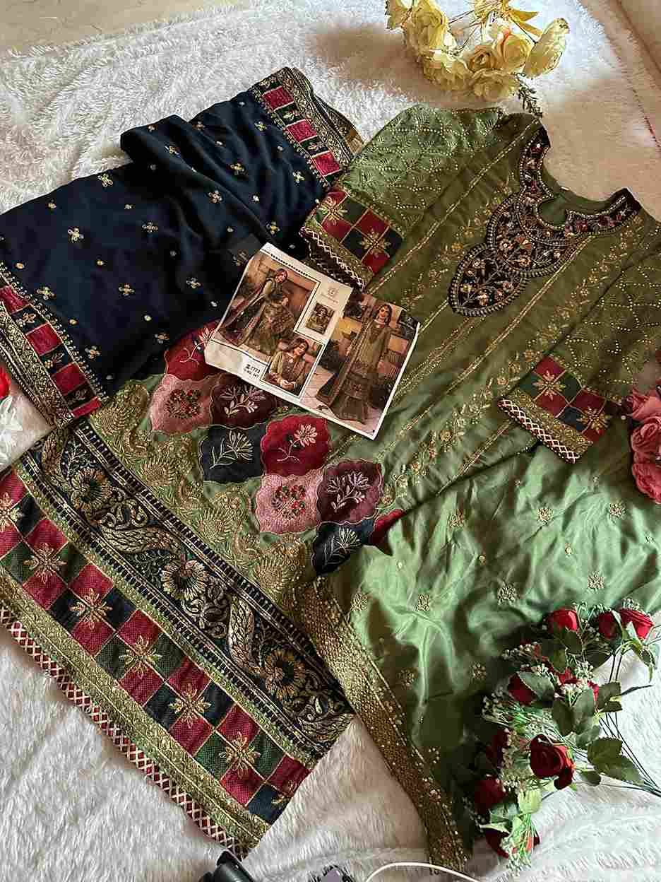 Ziaaz Designs Hit Design 447 By Ziaaz Designs Designer Pakistani Suits Collection Beautiful Stylish Fancy Colorful Party Wear & Occasional Wear Faux Georgette Embroidered Dresses At Wholesale Price