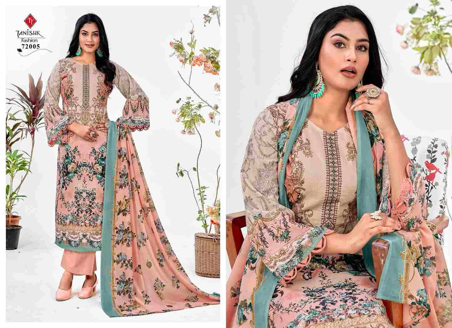 Mehraaz Vol-6 By Tanishk Fashion 72001 To 72008 Series Beautiful Festive Suits Colorful Stylish Fancy Casual Wear & Ethnic Wear Pure Cambric Cotton Print Dresses At Wholesale Price