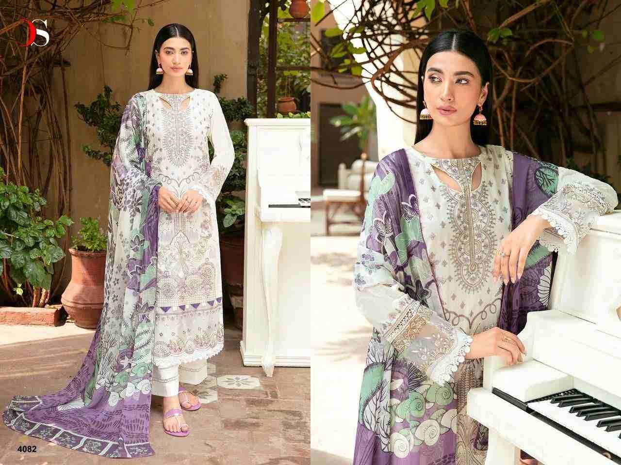 Cheveron Vol-11 By Deepsy Suits 4081 To 4085 Series Designer Pakistani Suits Beautiful Stylish Fancy Colorful Party Wear & Occasional Wear Pure Cotton Dresses At Wholesale Price