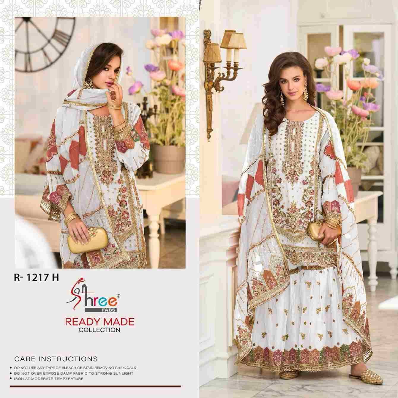 Shree Fabs Hit Design R-1217 Colours Vol-2 By Shree Fabs R-1217-E To R-1217-H Series Pakistani Suits Beautiful Fancy Colorful Stylish Party Wear & Occasional Wear Organza Embroidery Dresses At Wholesale Price