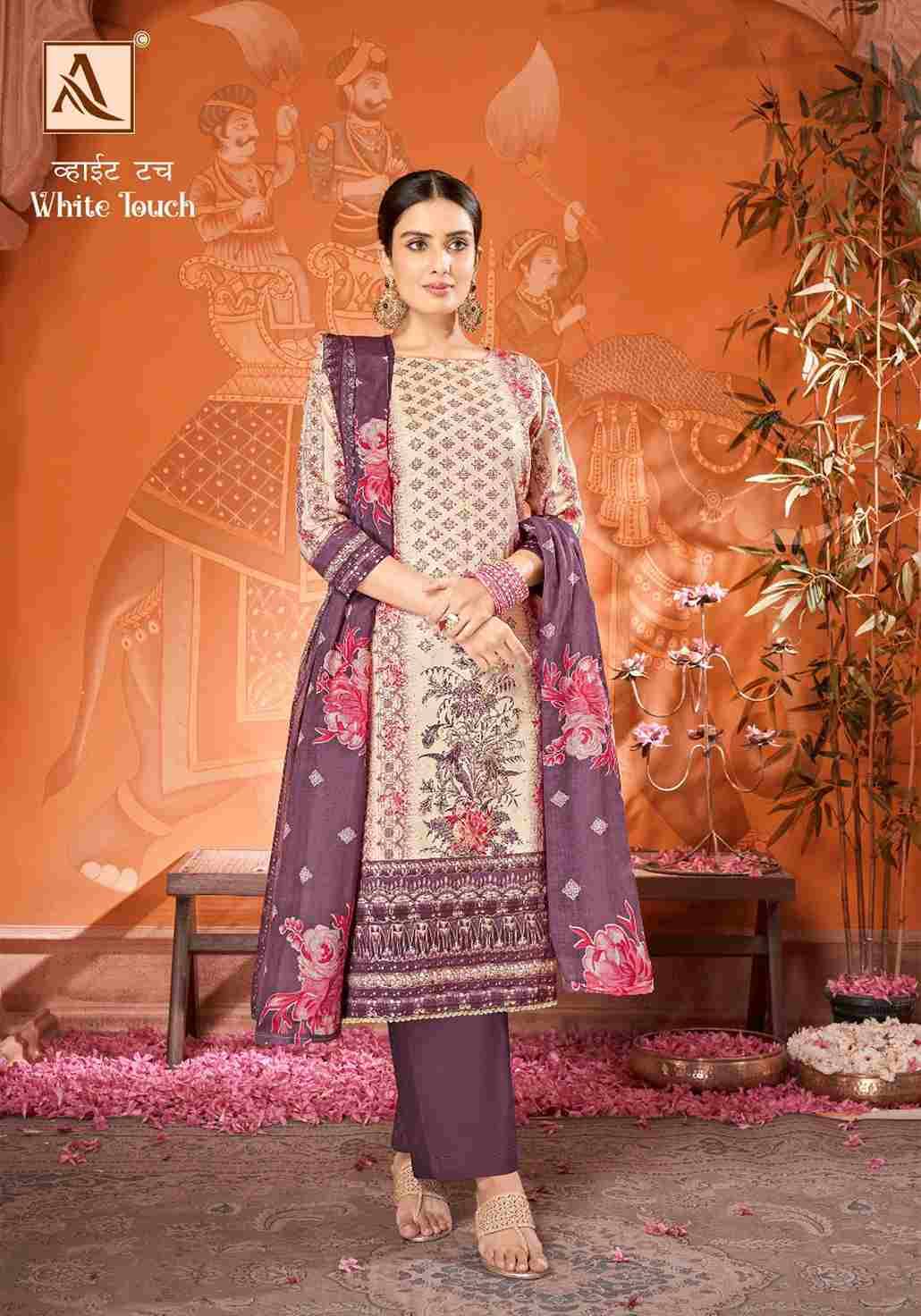 White Touch By Alok Suit 1478-001 To 1478-006 Series Indian Traditional Wear Collection Beautiful Stylish Fancy Colorful Party Wear & Wear Pure Jam Print Dress At Wholesale Price