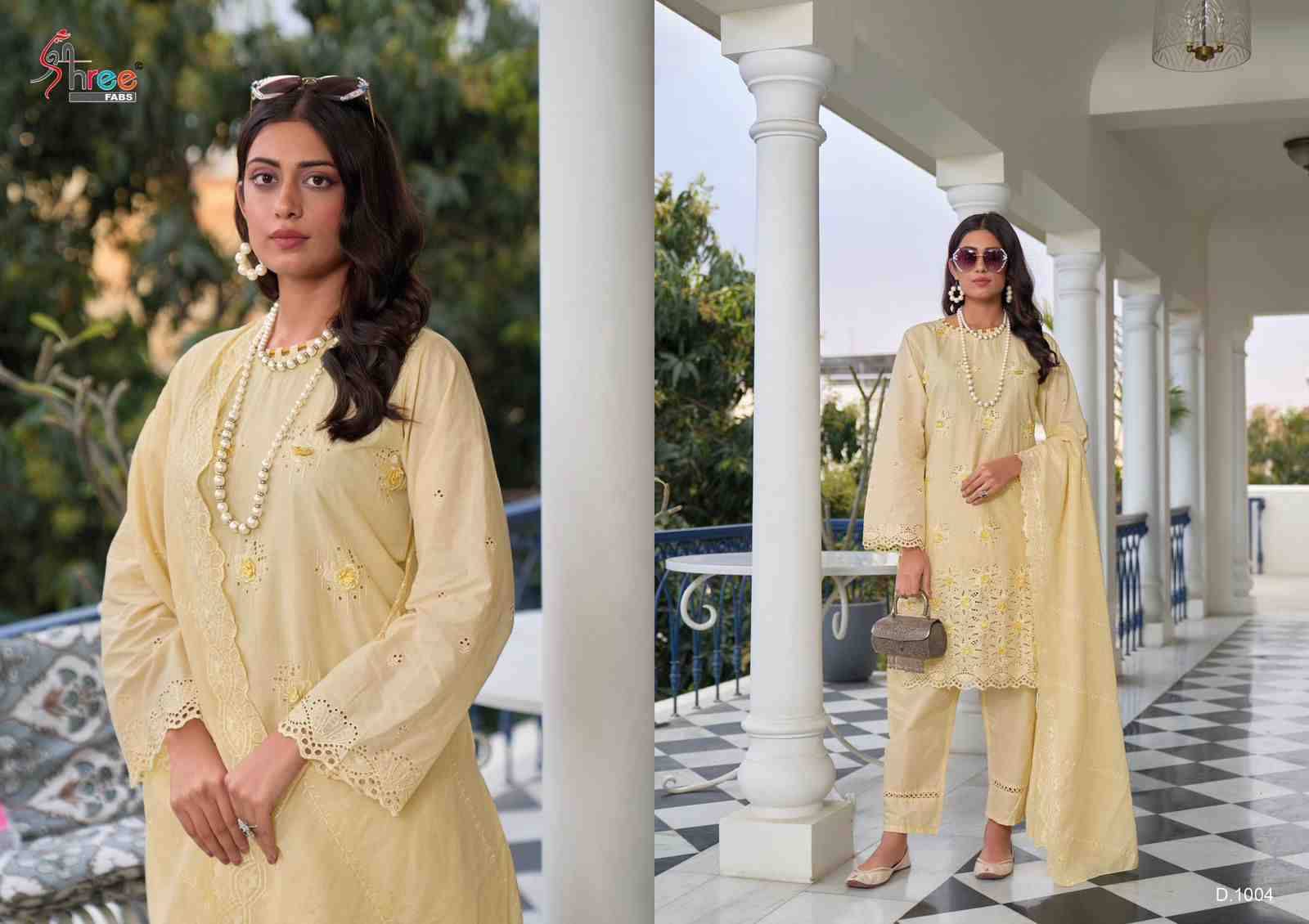 Eshani By Shree Fabs 1001 To 1004 Series Beautiful Pakistani Suits Colorful Stylish Fancy Casual Wear & Ethnic Wear Lawn Cambric Prints Dresses At Wholesale Price