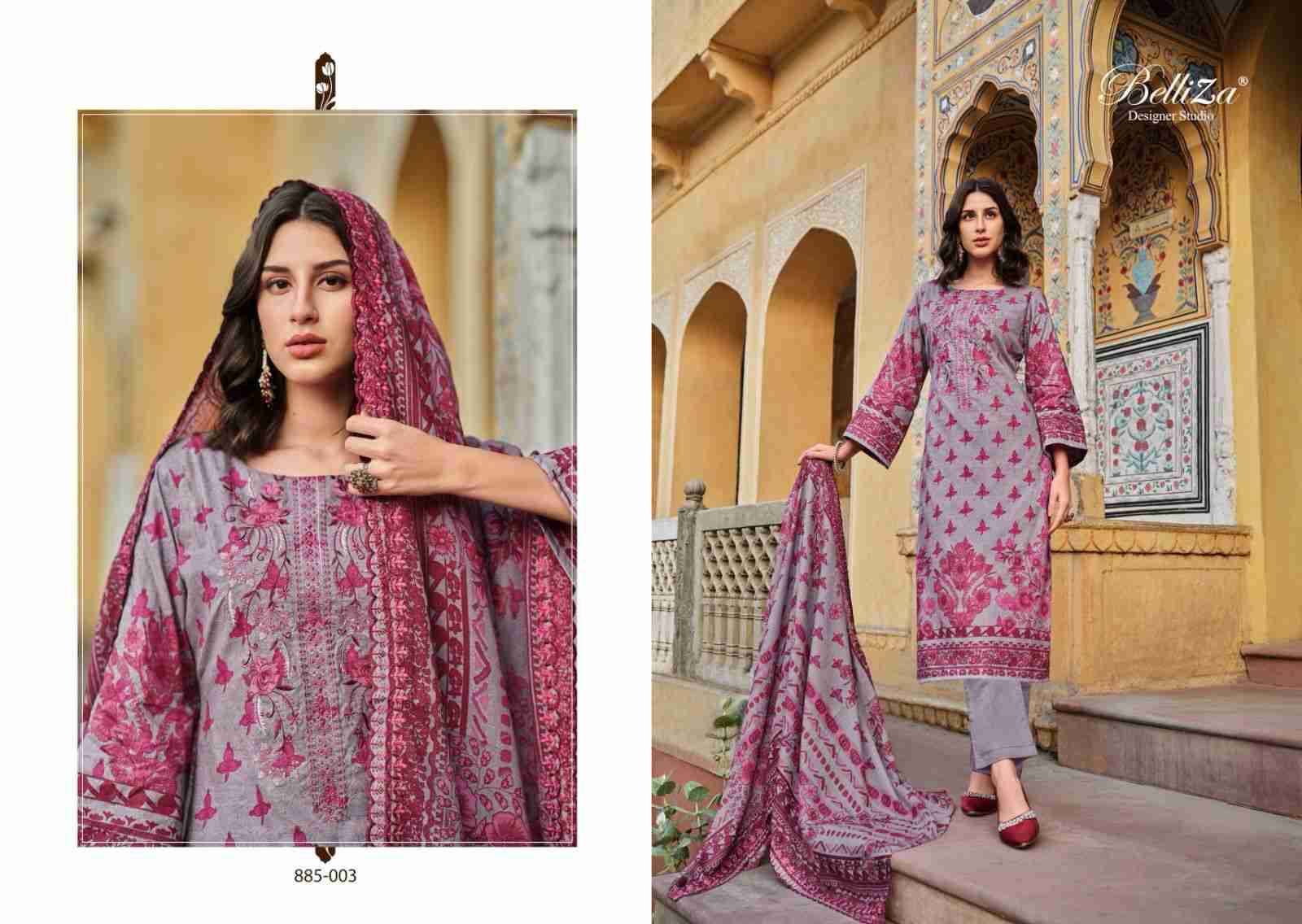 Guzarish Vol-4 By Belliza 885-001 To 885-008 Series Beautiful Stylish Festive Suits Fancy Colorful Casual Wear & Ethnic Wear & Ready To Wear Pure Cotton Digital Print Dresses At Wholesale Price