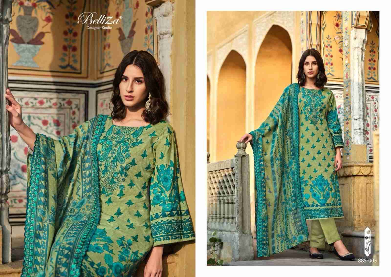 Guzarish Vol-4 By Belliza 885-001 To 885-008 Series Beautiful Stylish Festive Suits Fancy Colorful Casual Wear & Ethnic Wear & Ready To Wear Pure Cotton Digital Print Dresses At Wholesale Price