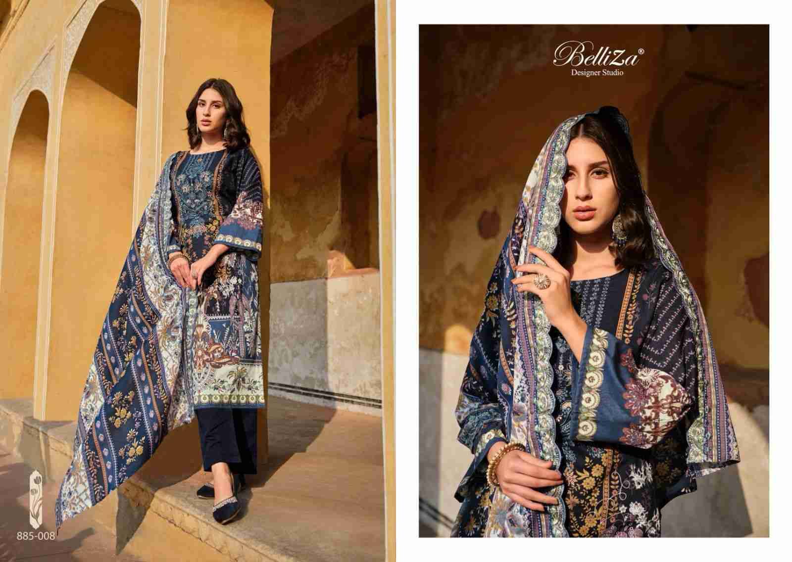 Guzarish Vol-4 By Belliza 885-001 To 885-008 Series Beautiful Stylish Festive Suits Fancy Colorful Casual Wear & Ethnic Wear & Ready To Wear Pure Cotton Digital Print Dresses At Wholesale Price