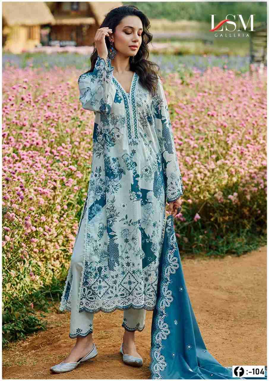 Firdous Queen Vol-10 By Lsm 101 To 106 Series Beautiful Stylish Festive Suits Fancy Colorful Casual Wear & Ethnic Wear & Ready To Wear Pure Lawn Print Dresses At Wholesale Price