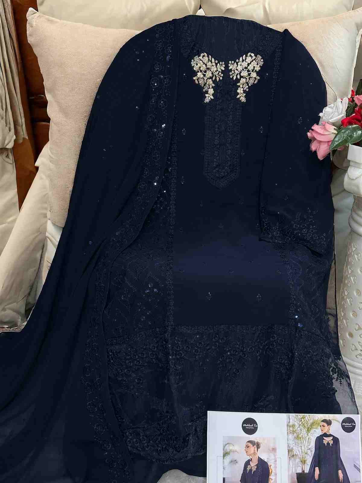 Mehboob Tex 1323 Colours By Mehboob Tex 1323-A To 1323-D Series Beautiful Festive Suits Colorful Stylish Fancy Casual Wear & Ethnic Wear Georgette Embroidered Dresses At Wholesale Price