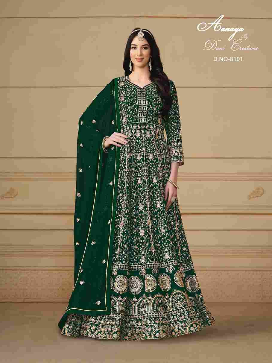 Aanaya Vol-181 By Twisha 8101 To 8104 Series Designer Festive Suits Collection Beautiful Stylish Fancy Colorful Party Wear & Occasional Wear Faux Georgette Dresses At Wholesale Price