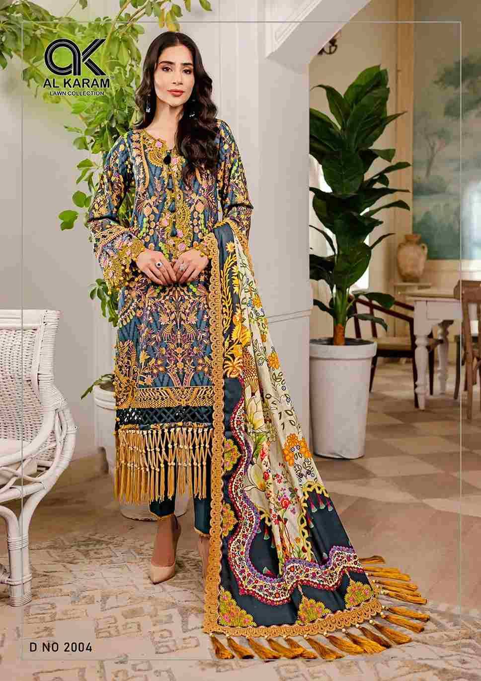Florence Vol-2 By Al Karam Lawn Collection 2001 To 2006 Series Beautiful Pakistani Suits Stylish Fancy Colorful Casual Wear & Ethnic Wear Pure Cambric Dresses At Wholesale Price