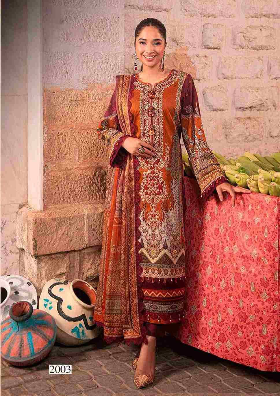 Ramsha Vol-2 By Hala 2001 To 2006 Series Beautiful Festive Suits Stylish Fancy Colorful Casual Wear & Ethnic Wear Pure Cotton Digital Print Dresses At Wholesale Price
