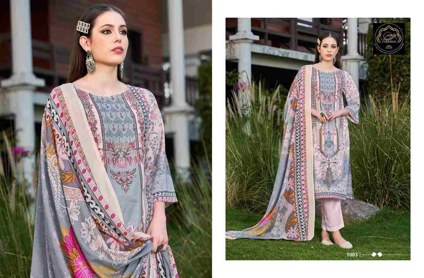 Naira Vol-1 By Firdous 1001 To 1006 Series Beautiful Suits Colorful Stylish Fancy Casual Wear & Ethnic Wear Pure Cotton Print Dresses At Wholesale Price