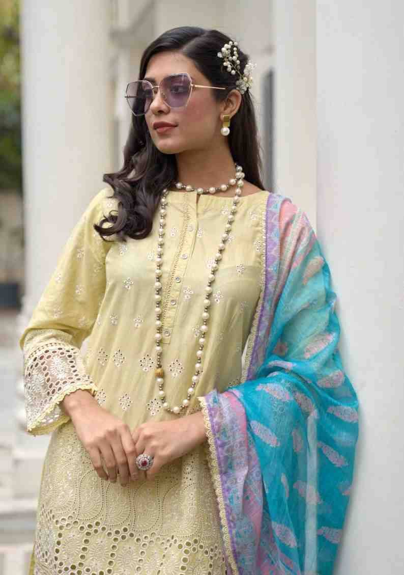 Mariya.B. Exclusive Readymade Collection By Shree Fabs 1001 To 1004 Series Beautiful Pakistani Suits Stylish Fancy Colorful Party Wear & Occasional Wear Pure Lawn Cotton With Embroidery Dresses At Wholesale Price