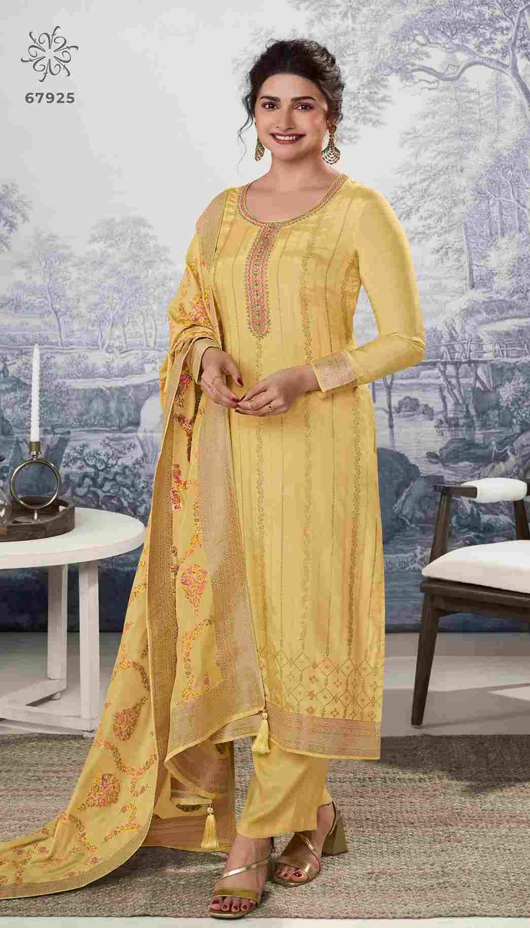 Sanaya Vol-2 By Vinay Fashion 67921 TO 67926 Series Designer Festive Suits Beautiful Fancy Colorful Stylish Party Wear & Occasional Wear Muslin Jacquard Dresses At Wholesale Price