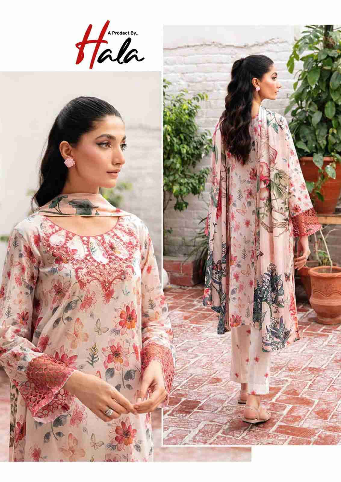 Rangrez Vol-2 By Hala 1001 To 1006 Series Beautiful Pakistani Suits Stylish Colorful Fancy Casual Wear & Ethnic Wear Heavy  Cotton Print Dresses At Wholesale Price