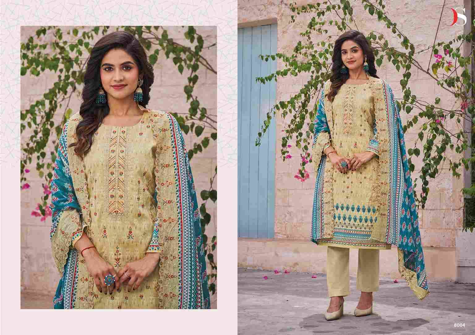 Bin Saeed Vol-8 By Deepsy Suits 8001 To 8006 Series Designer Pakistani Suits Beautiful Stylish Fancy Colorful Party Wear & Occasional Wear Pure Cotton Dresses At Wholesale Price