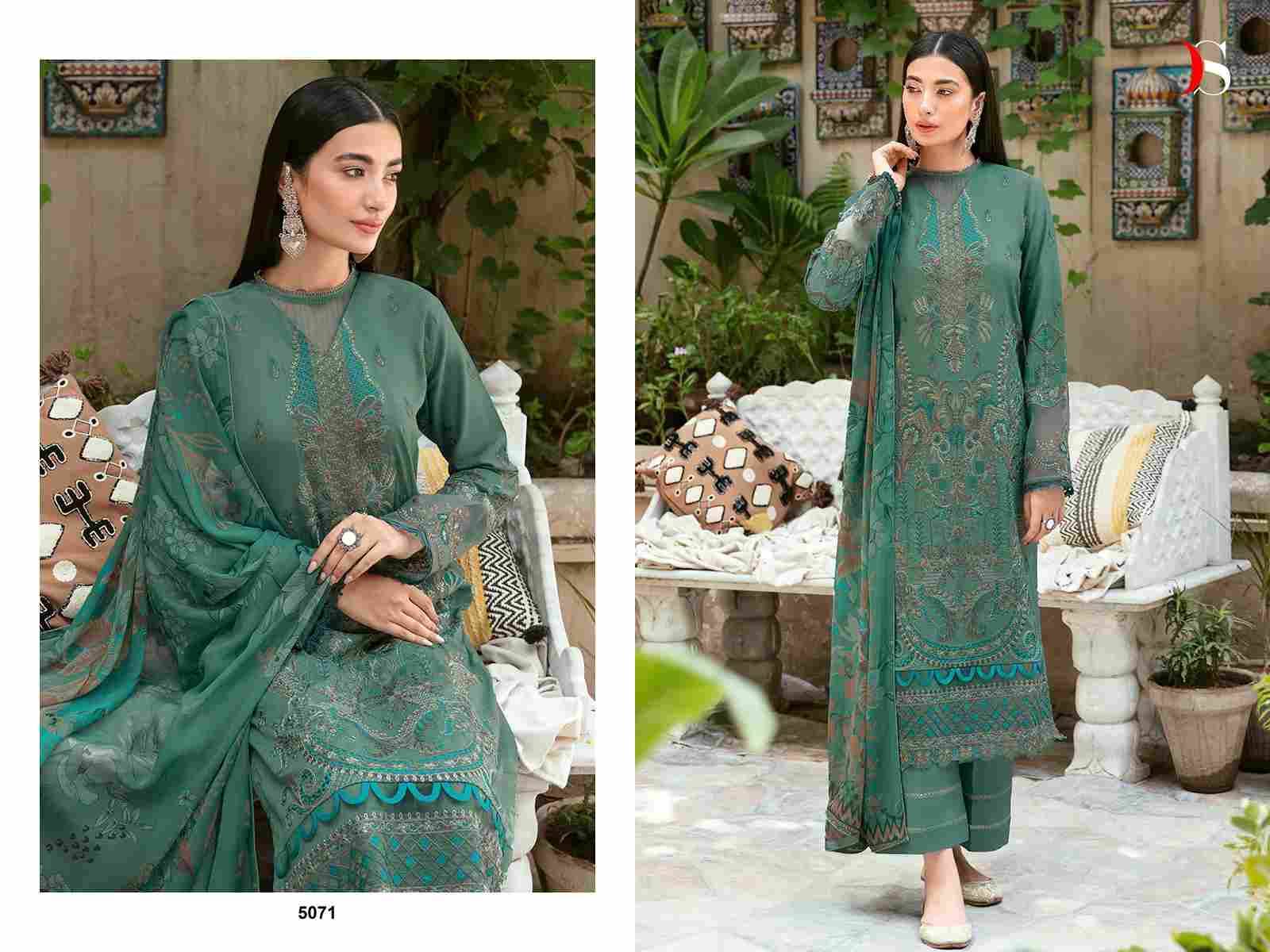 Cheveron Vol-12 By Deepsy Suits 5071 To 5074 Series Designer Pakistani Suits Beautiful Stylish Fancy Colorful Party Wear & Occasional Wear Rayon Embroidered Dresses At Wholesale Price