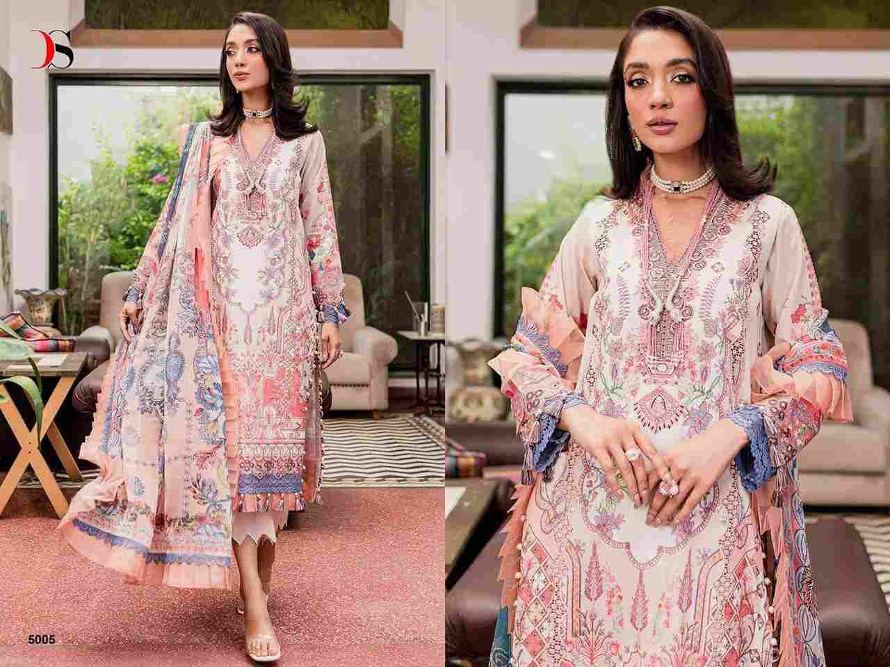 Jade Bliss Lawn-24 By Deepsy Suits 5001 To 5008 Series Designer Pakistani Suits Beautiful Stylish Fancy Colorful Party Wear & Occasional Wear Pure Cotton Dresses At Wholesale Price