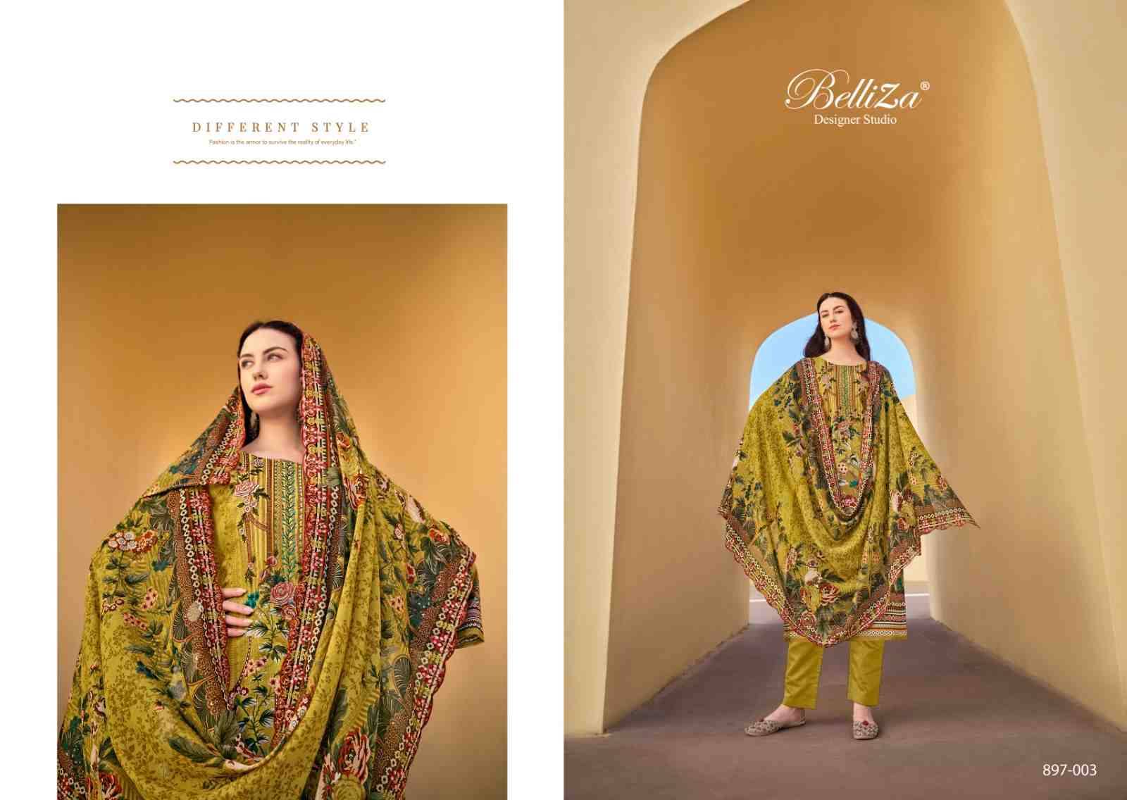 Guzarish Vol-5 By Belliza 897-001 To 897-008 Series Beautiful Stylish Festive Suits Fancy Colorful Casual Wear & Ethnic Wear & Ready To Wear Pure Cotton Digital Print Dresses At Wholesale Price