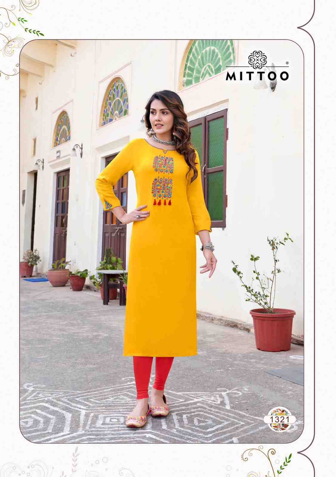 Palak Vol-37 By Mittoo 1315 To 1322 Series Designer Festive Suits Collection Beautiful Stylish Fancy Colorful Party Wear & Occasional Wear Rayon Print Kurtis At Wholesale Price
