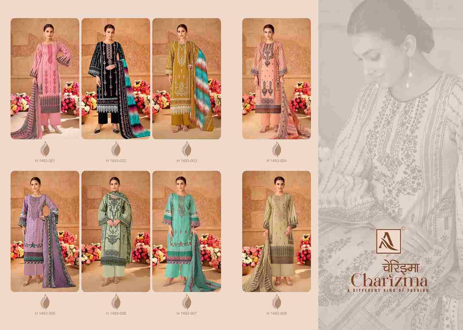 Charizma By Alok Suit 1493-001 To 1493-008 Series Indian Traditional Wear Collection Beautiful Stylish Fancy Colorful Party Wear & Wear Pure Cambric Cotton Dress At Wholesale Price