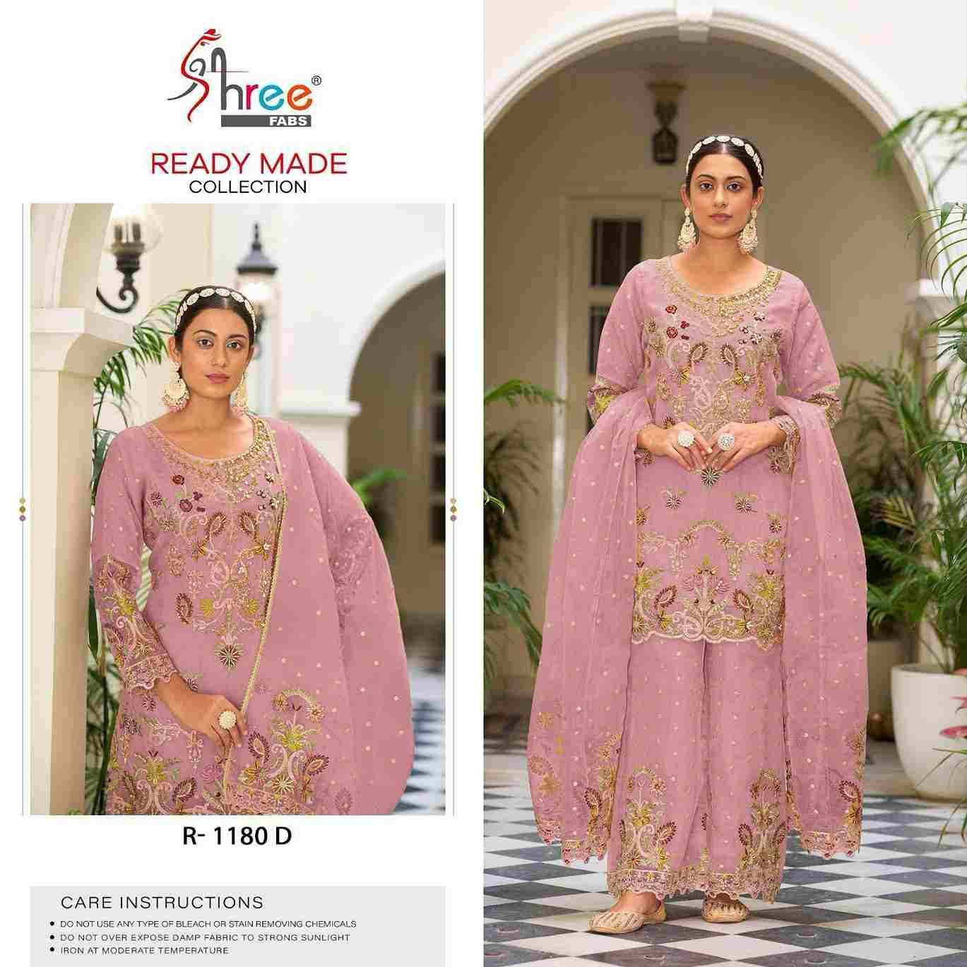 Shree Fabs Hit Design R-1180 Colours By Shree Fabs R-1180-A To R-1180-D Series Beautiful Pakistani Suits Stylish Fancy Colorful Party Wear & Occasional Wear Organza Embroidered Dresses At Wholesale Price