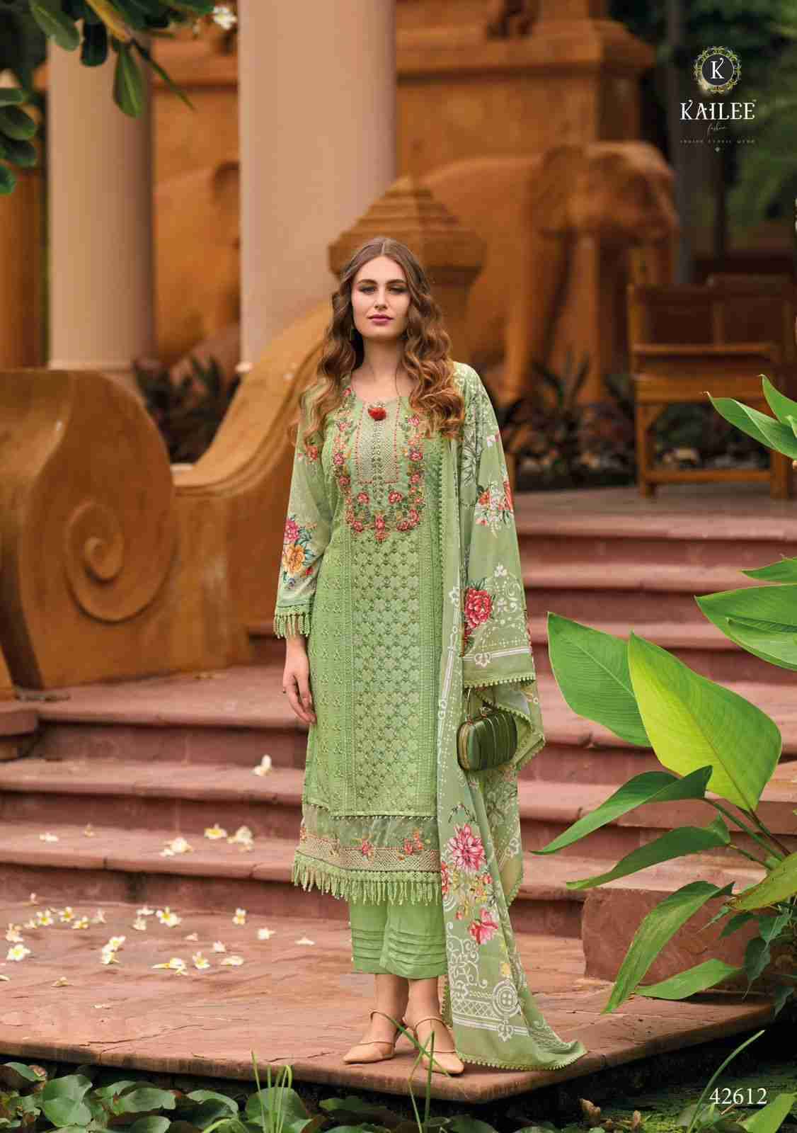 Safarnama Vol-4 By Kailee 42611 To 42616 Series Designer Festive Suits Collection Beautiful Stylish Fancy Colorful Party Wear & Occasional Wear Pure Viscose Muslin Embroidered Dresses At Wholesale Price