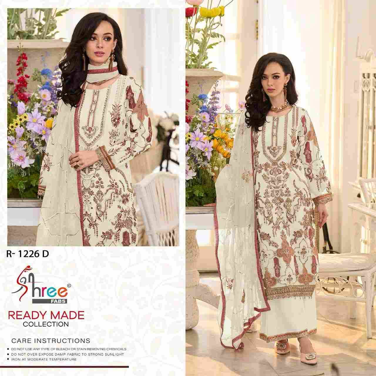 Shree Fabs Hit Design R-1226 Colours By Shree Fabs R-1226-A To R-1226-D Series Beautiful Pakistani Suits Stylish Fancy Colorful Party Wear & Occasional Wear Organza Embroidered Dresses At Wholesale Price
