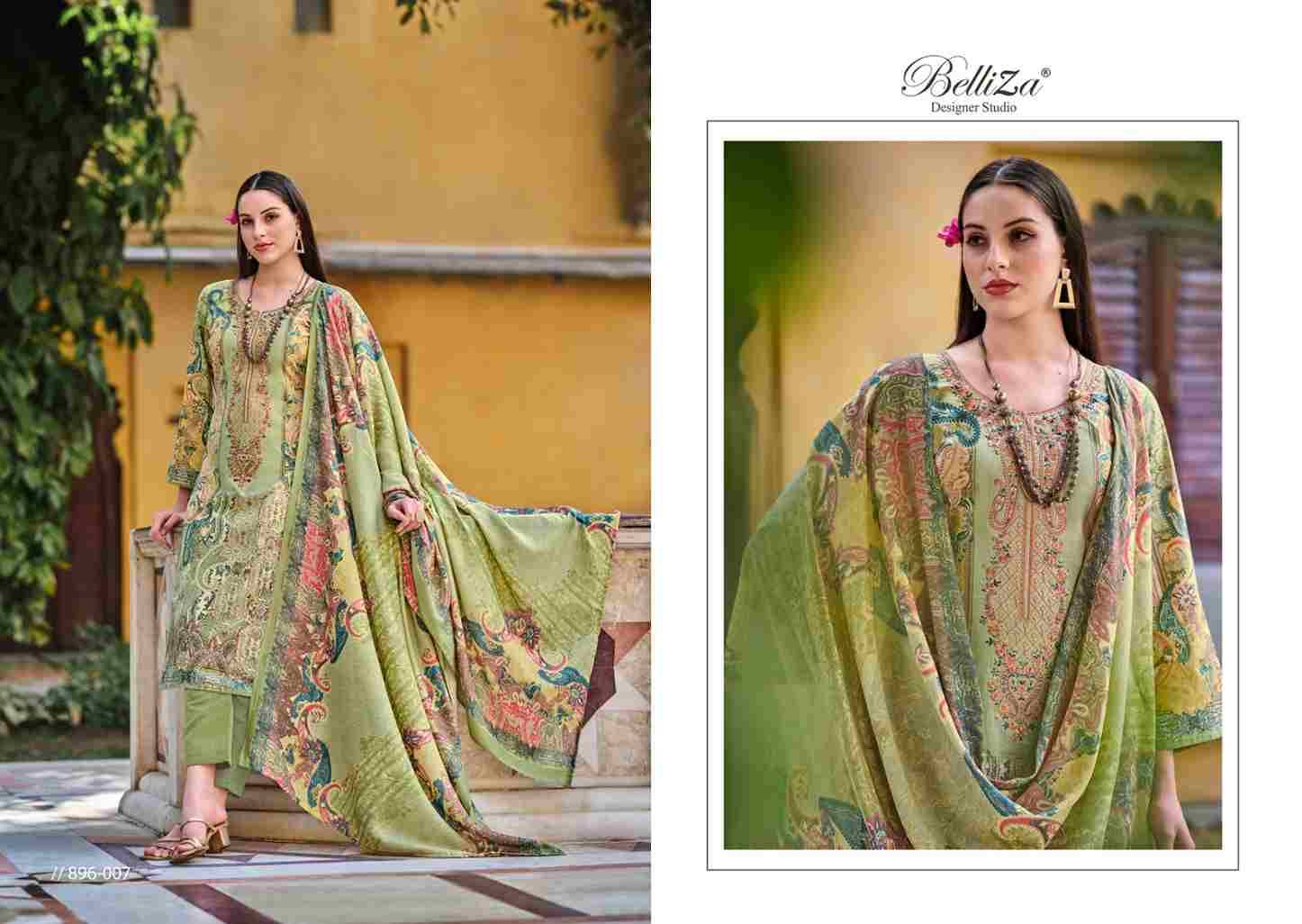 Naira Vol-43 By Belliza 896-001 To 896-008 Series Beautiful Festive Suits Stylish Fancy Colorful Casual Wear & Ethnic Wear Pure Cotton Print Dresses At Wholesale Price