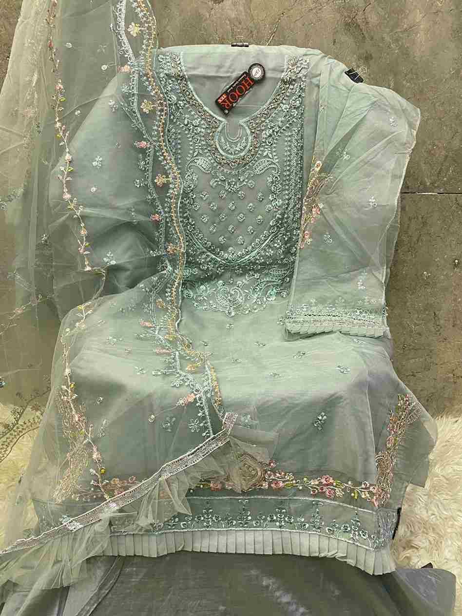 Hoor Tex Hit Design OR-12 By Hoor Tex Beautiful Pakistani Suits Stylish Colorful Fancy Casual Wear & Ethnic Wear Heavy Organza Embroidered Dresses At Wholesale Price