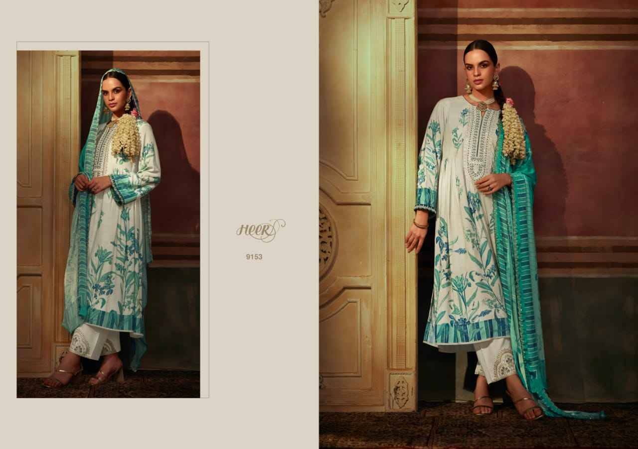 Zulfa By Kimora Fashion 9151 To 9158 Series Beautiful Festive Suits Colorful Stylish Fancy Casual Wear & Ethnic Wear Pure Muslin Print Dresses At Wholesale Price